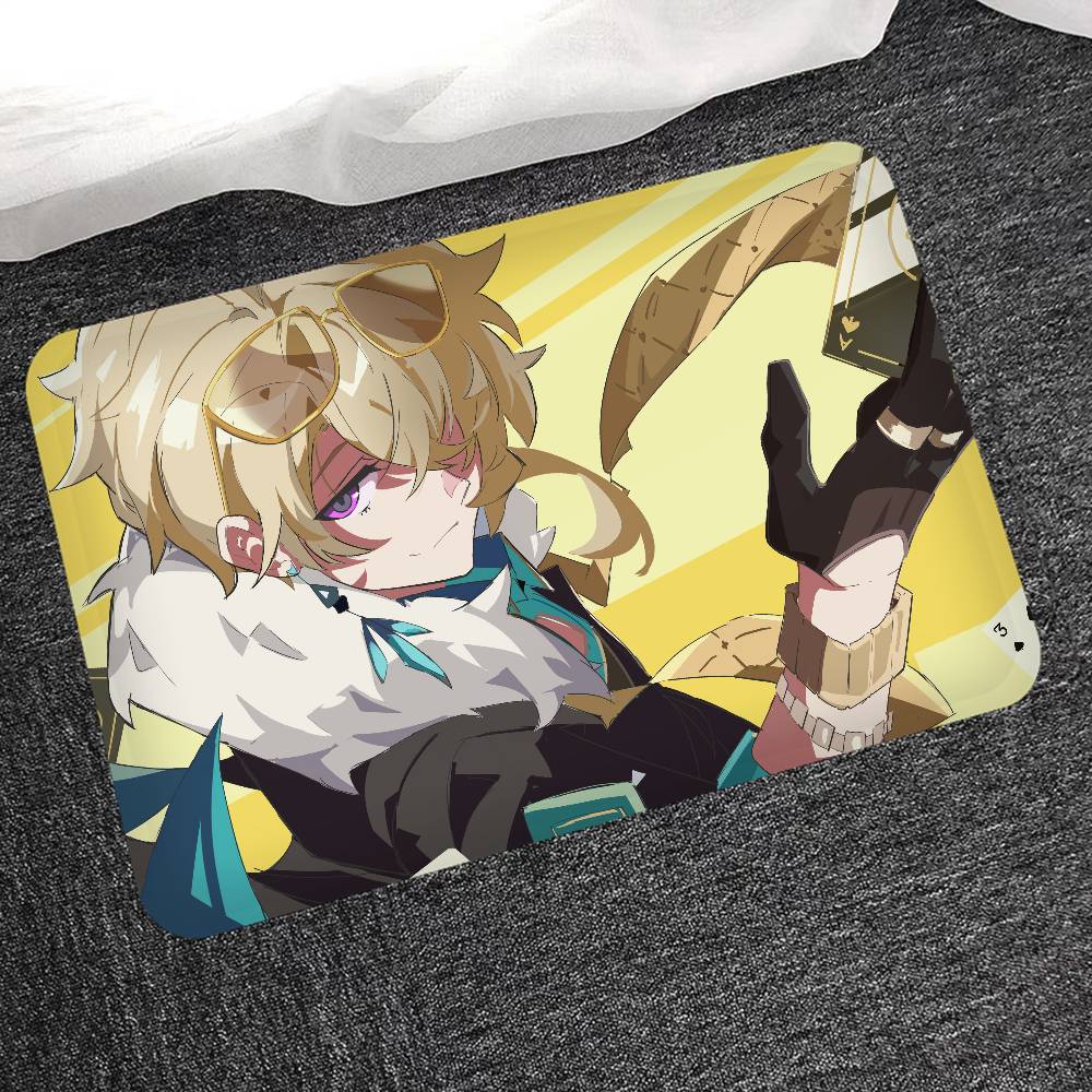 Game Character Aventurine Entrance Door Mat Nordic Style Home Doormat Bathroom-Toilet Mats Bedroom Hotel Decor Mat