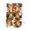 Christmas Small Bell Ornament Xmas Tree Garland Hanging Ornament Bow Bells Home Xmas New Year Gift Party Decor Supplies 2.5-5cm