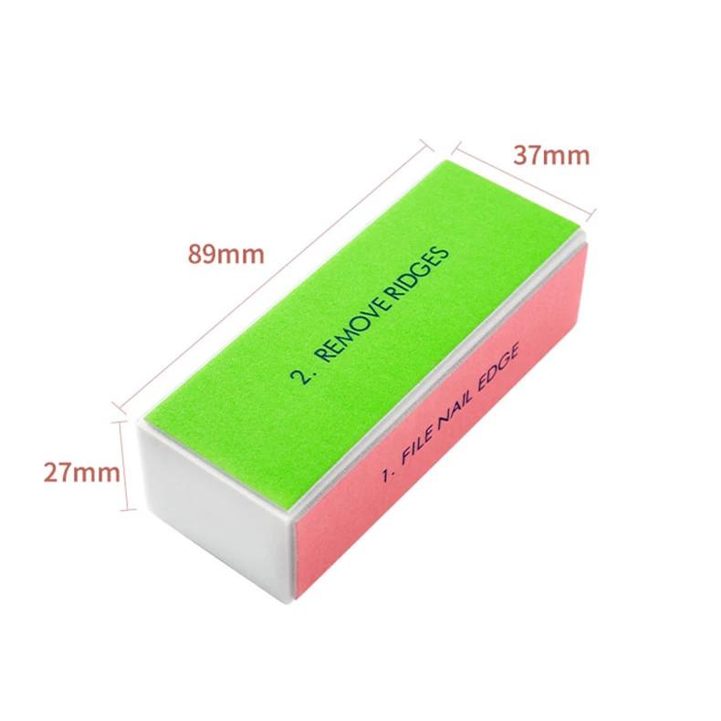 6/12 buc Bloc Buffer Unghii 4 Pași Colorat Bloc de Lustruit Luciu Pilă de Unghii Manichiură Kit Instrumente de Șlefuit Pilește Unghiile Naturale