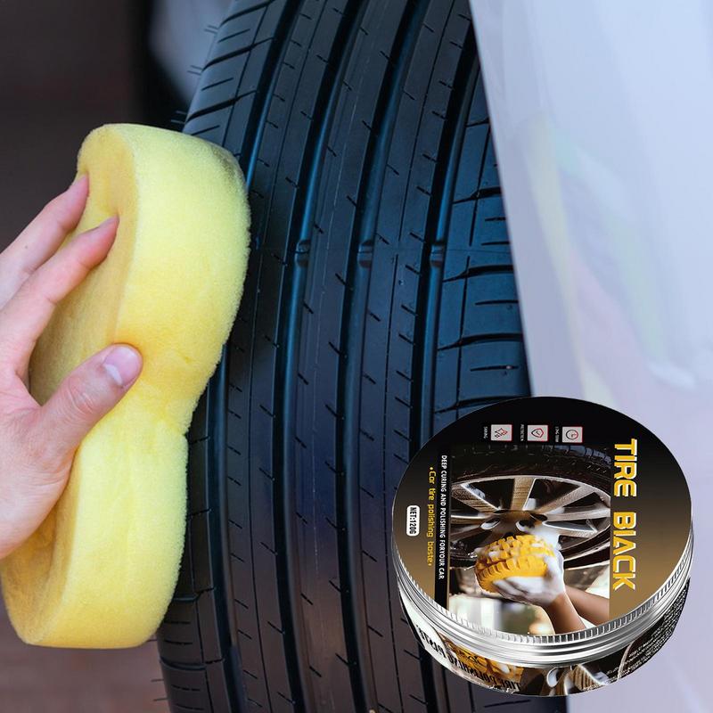 

Tire Cleaner And Shine Tire Restorer Wax Cleaner Renovation Paste Polishing Wheel Dressing 120g For Lasting High Gloss Restoring United States
