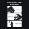 1Pc Car Sun Visor Glasses Clips Interior Eyeglasses Storage Holder Compact Storage Auto Interior Accessory With Alloy Buckle