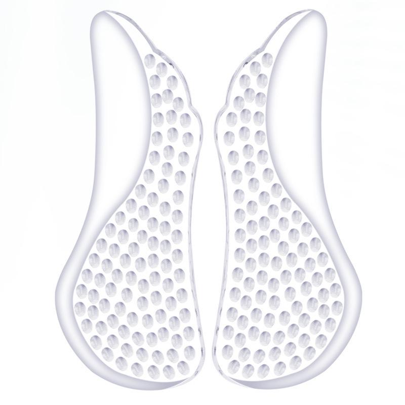 Women's Transparent Arch Support Forefoot Pads with Massage and Orthopedic Strap