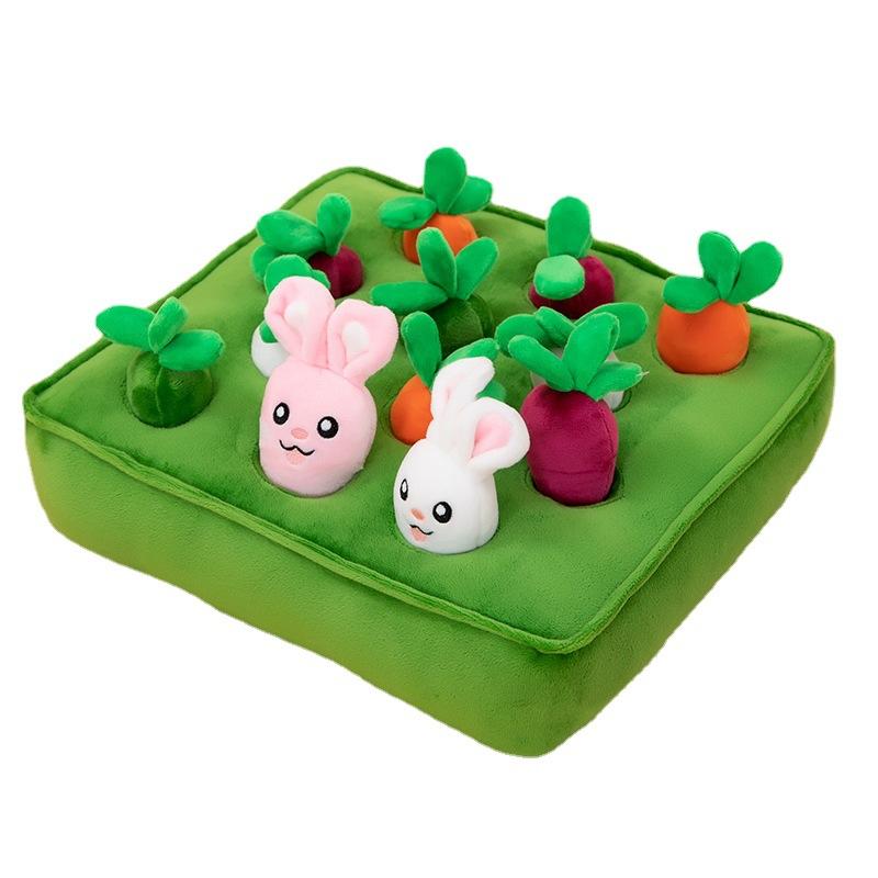 Pulling Radish Plush Toy Educational Toy Cartoon Funny Early Childhood Education Enlightenment Set Rag Doll