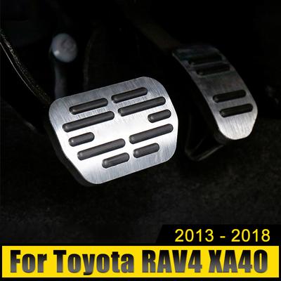 For Toyota RAV4 XA40 2013 2014 2015 2016 2017 2018 RAV 4 Car Accelerator Gas Pedal Brake Pedals Non Slip Cover Case Pads Trims