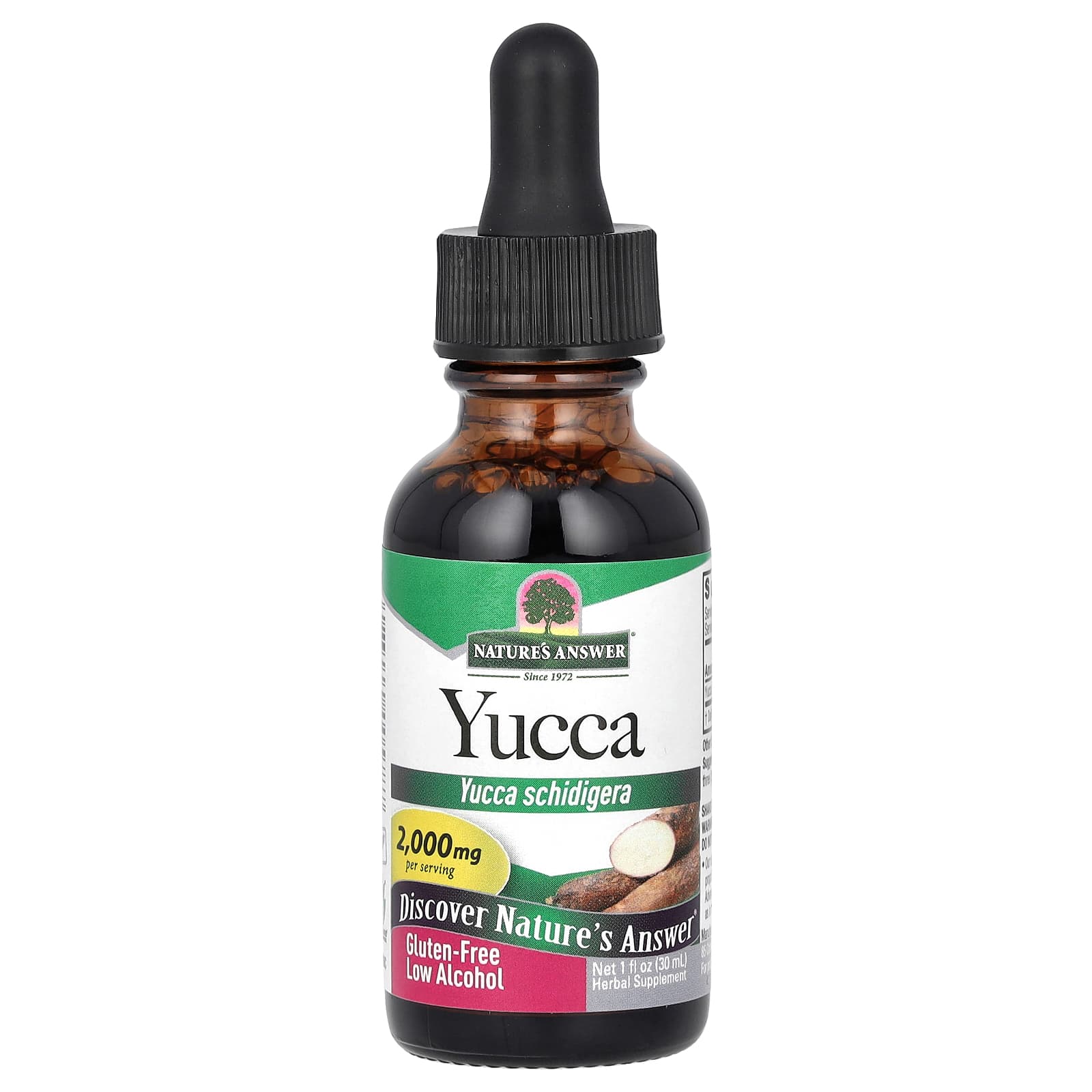 

Nature S Answer, Yucca, Alcohol Extract, 2,000Mg, 30Ml(1Fl Oz)