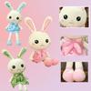 Cute Rabbit Plush Toy With Skirt Short Hair Stuffed Animal For Girls And Kids Gifts For Birthday And Holidays 30-100cm