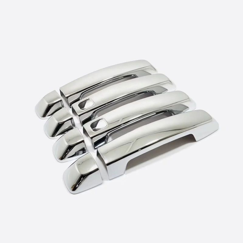 For GWM Haval Dargo Tank 300     ABS Chrome Glossy Black Door Handle Cover Trims Sticker Car Styling Accessories