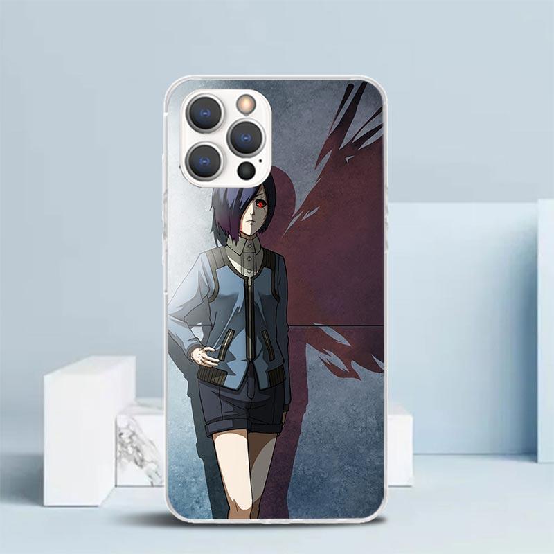 G-Ghoul Tokyo Touka Kirishima Soft Cover for iPhone 16 17 Air 15 14 Pro Max 16E Phone Case 13 Mini 12 11 7 SE 8 Print Pattern Fi
