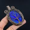 Tree Of Life Lapis Lazuli Pendant Handmade Gemstone Jewelry, 999 Copper Wire Wrapped Pendant ,Unique Design Jewelry Pendant
