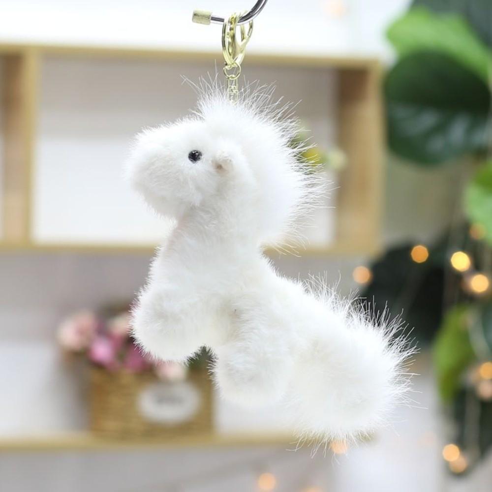 Stuffed Animals Backpack Charm PP Cotton Doll Toy Key Chain New Plush Doll Keychain Birthday Gifts