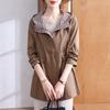 XUEXI Women's Elegant Mid-Length Fall Trench Coat