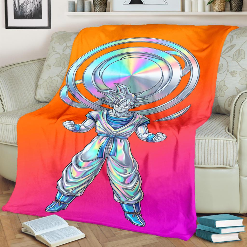 Comfortable Warm Dragon Ball! Blanket Flannel for Bedrooms, Sofas, Beds, Chairs, Picnics, Travel