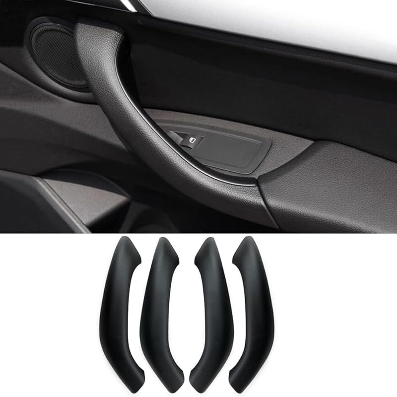Car Door Handle For BMW X2 F39 X1 E84 F48 2010- Interior Door Handles Replace Cover Car Door Pull Accessories (Carbon Fiber Color)