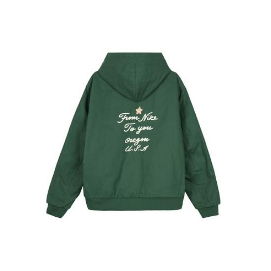 Nike Alphabet Print Casual Hooded Jacket FV8454-341