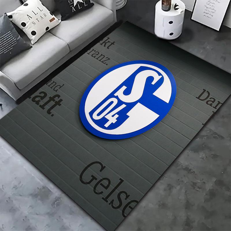 FC Schalke 04 Carpet Rug for Living Room Bedroom Home Sofa Decoration,Kids play Non-slip Floor Mat