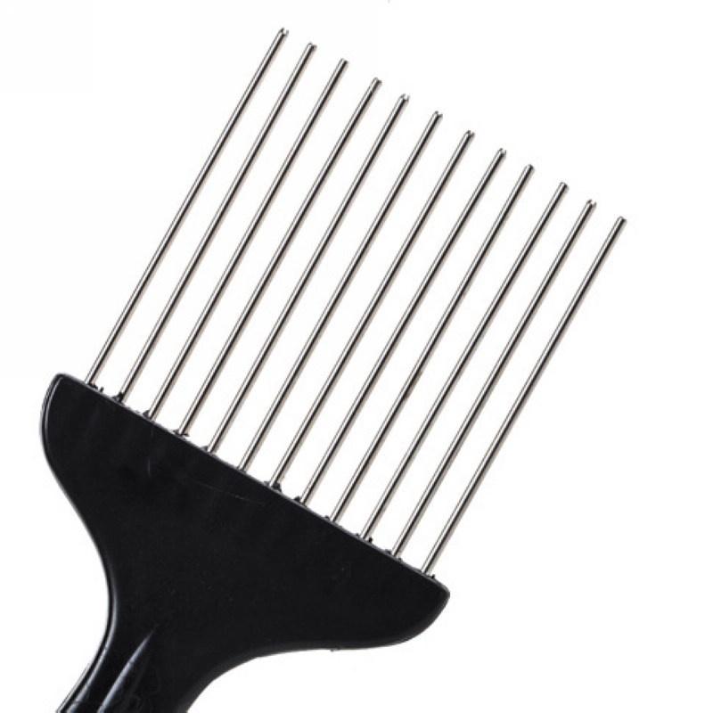 Fashion Professional Salon Use Black Fist Metal African Hair Pik Afro Hair Comb