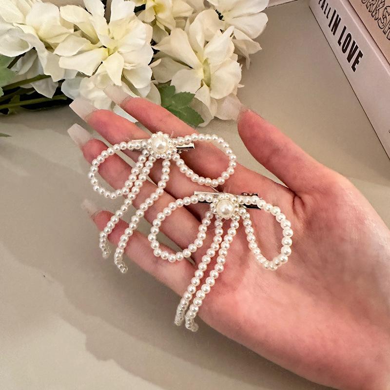 Bows Lace Big Bows Hairclip Women Elegant Spring Clip Spring Summer Hair Accessories Women Barrettes Embroidery Hair
