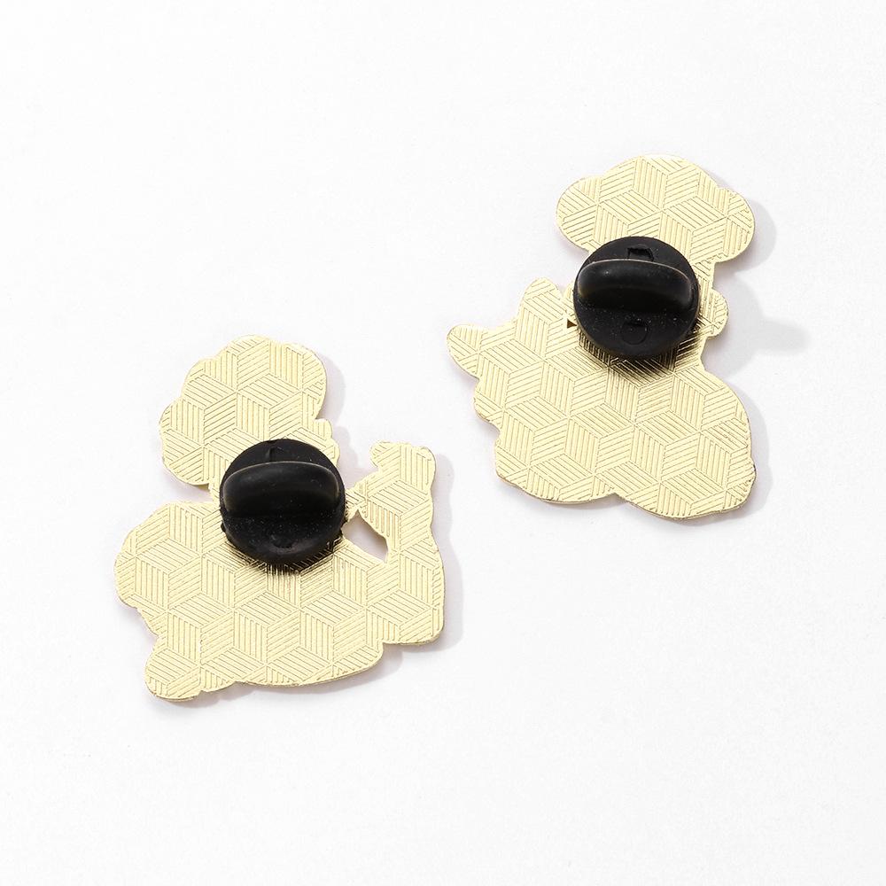 New Cartoon Badge Cute Anime Character Pet Cat with Chef Chef and Dog Pin