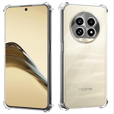 עבור כיסוי Realme 13 Pro Plus סיליקון רך שקוף פגוש חסין זעזועים עבור OPPO Realme 12 Plus 12X 11 Pro+ הגנת מצלמה כיסוי טלפון TPU