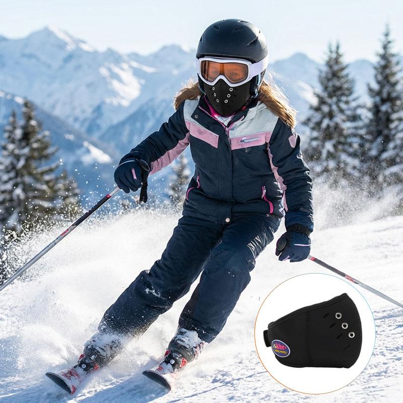 1-5PCS Electric Vehicle Specific Fall Winter Face Mask Windproof Cold Protection Ear Cover 2 in 1 Unisex Riding Guard