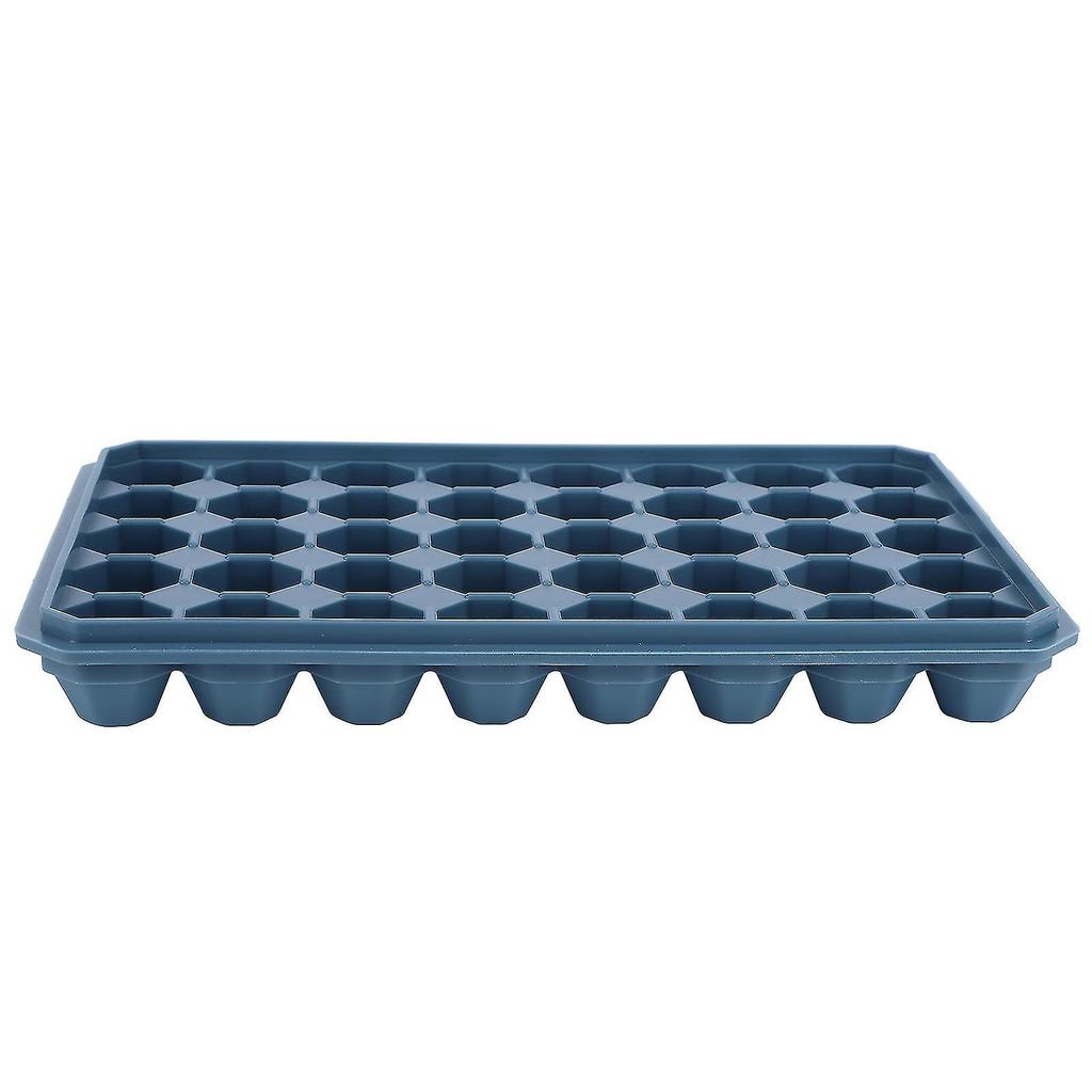 40 Grids Silicone Ice Cubes Tray Mould Mold DIY Ice Maker with Removable Lid Kitchen AccessoriesBlack Green
