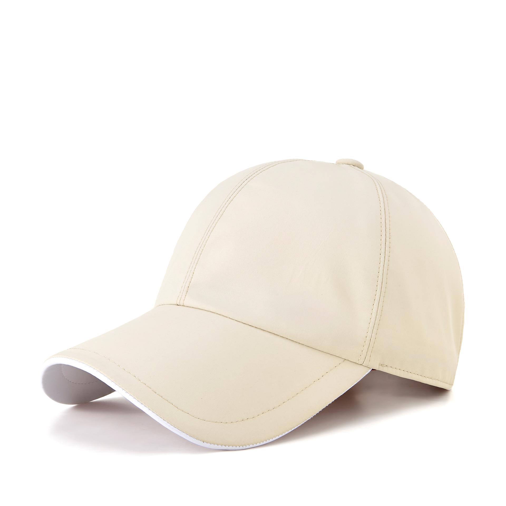 Zealous Sole Gepersonaliseerde Bedrukte Logo Sneldrogende Nylon Baseballpet Zonbescherming Hoed Casual En Veelzijdig Geschikt Voor Mannen En Vrouwen M 56-60cm&NO LOGO kaki