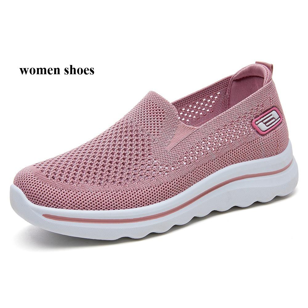 Summer Women's Casual Sneakers Mesh Non Slip Mens Women Walking Shoes Lightweight Platform Shoes Durable Shoes for Men Soft Sole