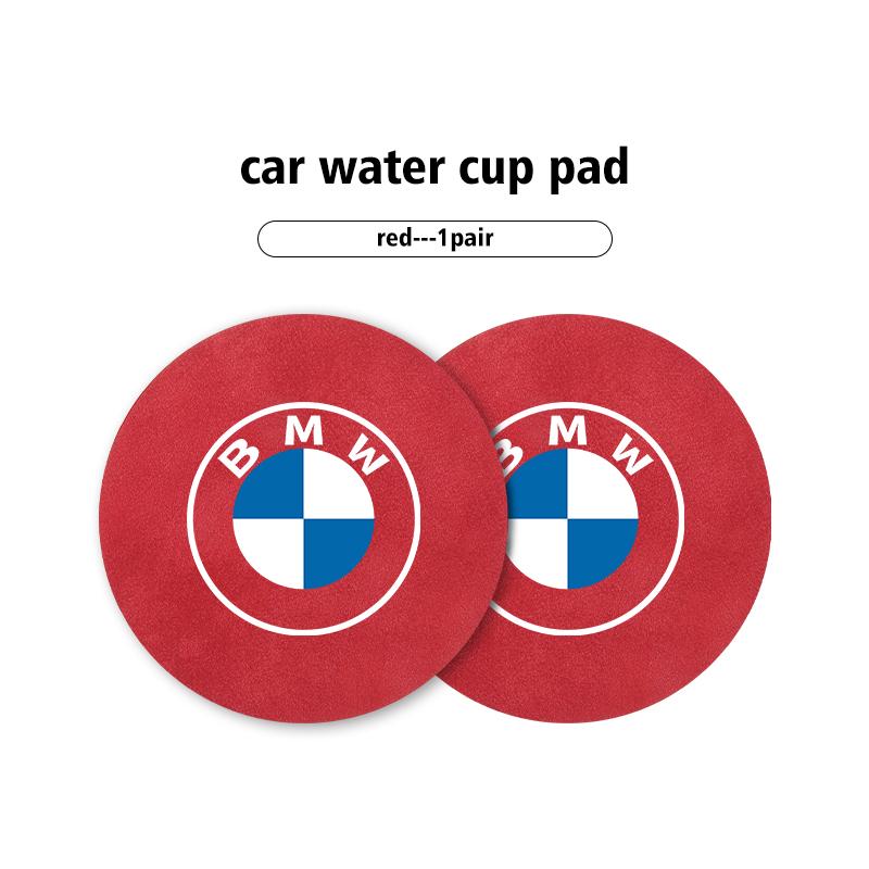 Car Interior Coasters Water Cup Slot Non-Slip Mat Shockproof Pad For BMW X3 X5 M5 M3 E46 E90 E60 F10 E39 F30 E36 G30 E87 E70 RH7