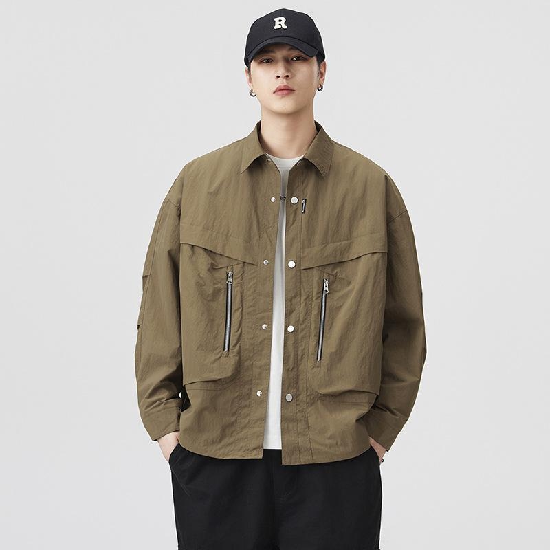 Jacket Men's Color Blocking 2025 Autumn and Winter New Men's Youth Windproof Fashion Casual Top Jacket Trend