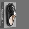 Waterproof thermal cotton slippers men's autumn and winter outer wear fleece non-slip thick bottom home couple household cotton slippers women