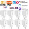 New EU Smart Plug Power Monitor 16A Smart Socket Timer Function Remote Voice Control WiFi Plug Smart Home