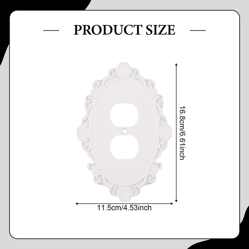 Cover Retro Installation Outlet Wall Plate for Farmhouse Bedroom Decor