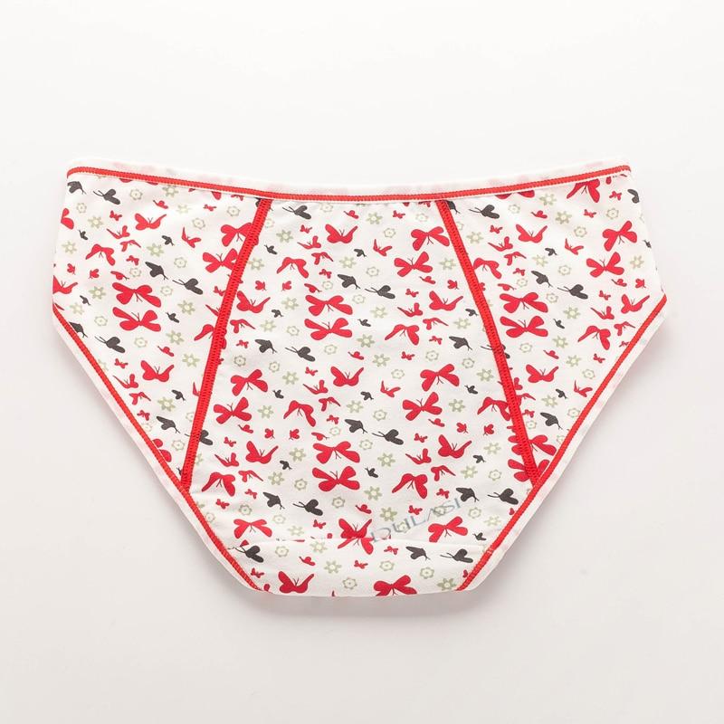 3pcs Leakproof Children Menstrual Pants Cotton Underwear Cute Cartoon Period Panties Fashion Underpants