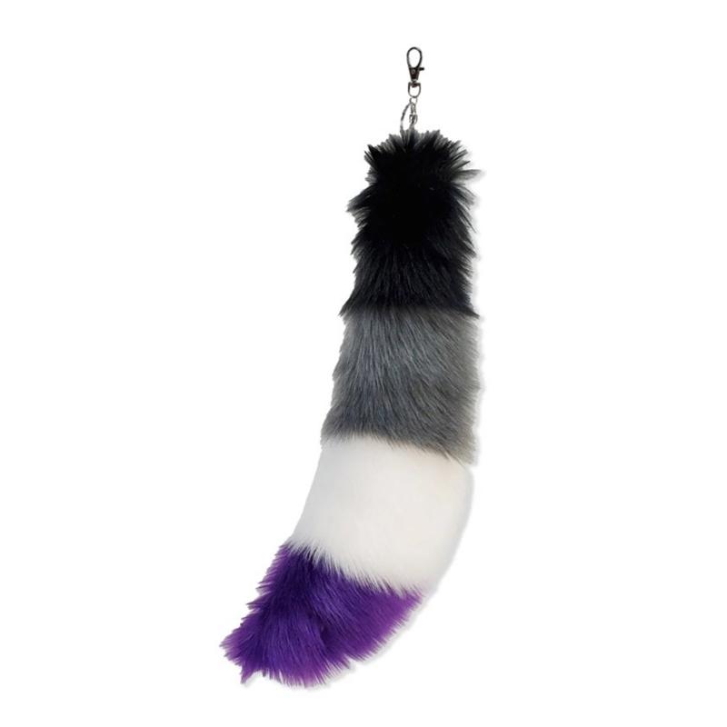 Faux Furs Foxes Tail Keychain Furs Foxes Tail Keyring Handbag Hangings Charms