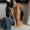 Vest for Women Sleeveless Tops Solid Color Sweater Vest Oversize Loose Versatile Casual Sleeveless Coat Vest Top
