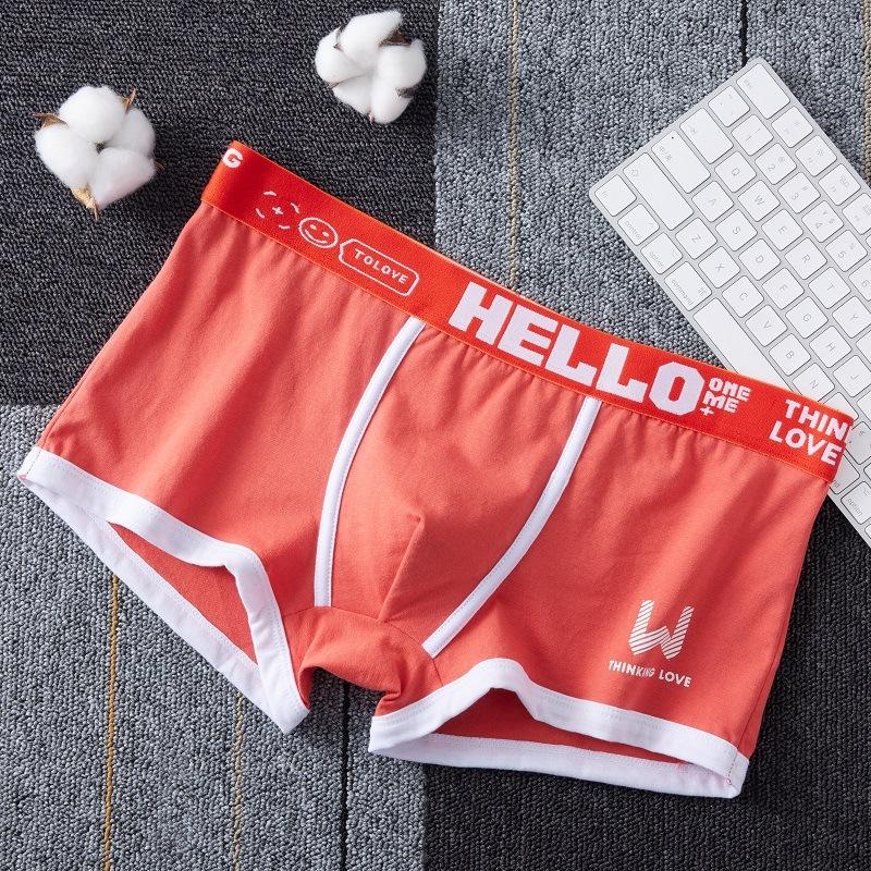 Plus Size Men's Spring and Summer Cotton Breathable Sport Boxer Briefs