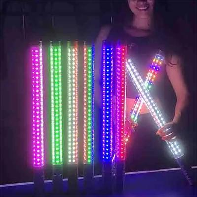 60/80CM Handheld Dance Flashing Sticks Night Club LED Strobe Baton Champagne Bottle Service LED Sparklers Light