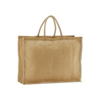 Starched Jute Shopper Bag