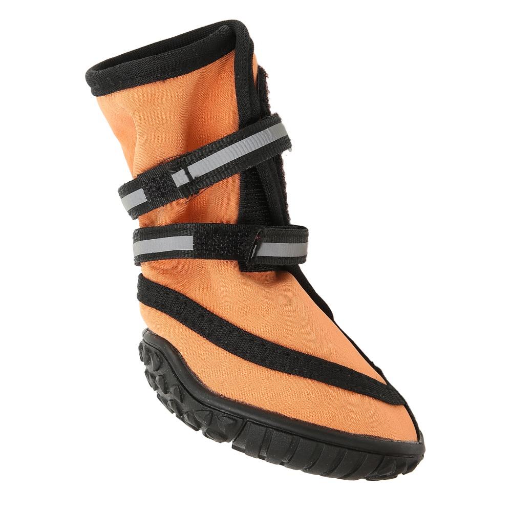 Soft Sole Dog Shoes Adjustable Strap Dog Waterproof Boots  Medium Large Dogs