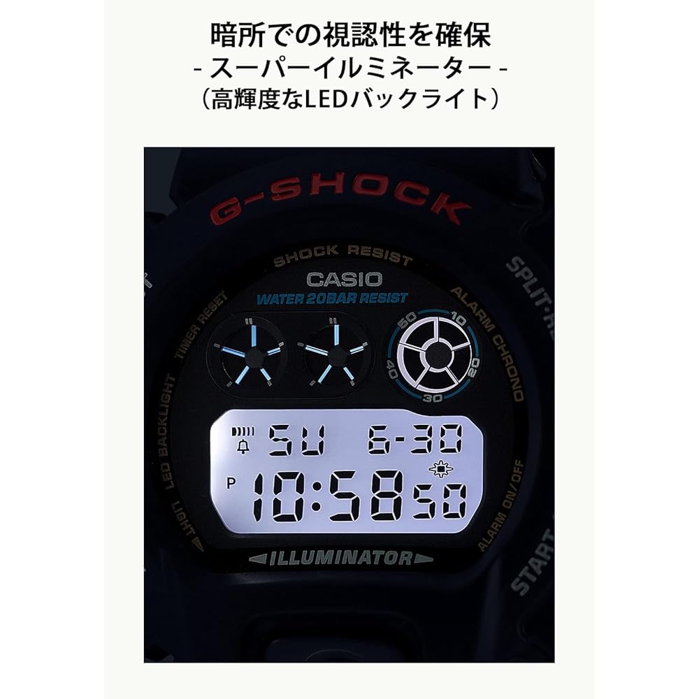 Casio G-Shock DW-6900U-1JF Men's Watch Black Durable Water Resistant Design