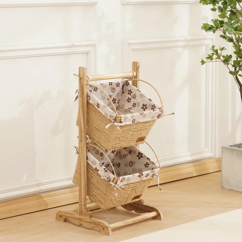 Handun Multi-Tier Woven Hanging Storage Basket