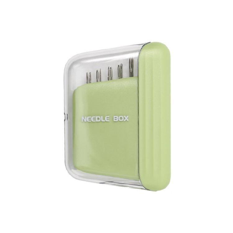 10Pcs Stainless Steel Sewing Needle with Magnetic Needle Holder Storage Case for Quilting Needlework Crafting