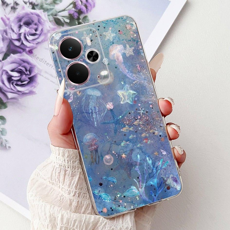 For Oppo Realme 14 14T 5G Case RMX5075 RMX5078 Popular Love Heart Shockproof Soft Silicone Cover For Realme14 Realme14T 5G Pouch