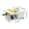 Mini Gem Grinding Polishing Machine, 800-10000rpm Table Rock Saw, Bench Polisher Set For Cutting, Grinding, Polishing, Drilling