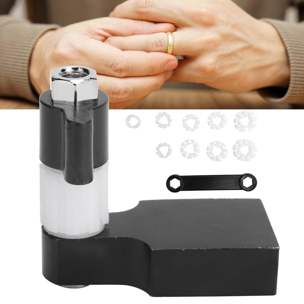 Ring Fixture Clamp Holders Jewelry Ring Fixed Setting Polishing Engraving Tool KitWhite