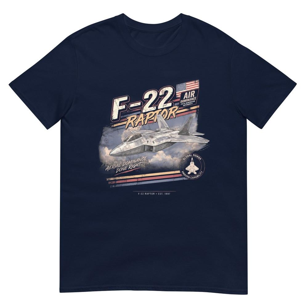 F22 Raptor Vintageretro Collectable Design TShirt S
