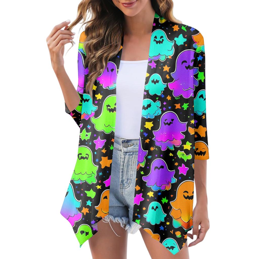 Women's Fashion Casual Cozy Halloween Cardigan Jacket