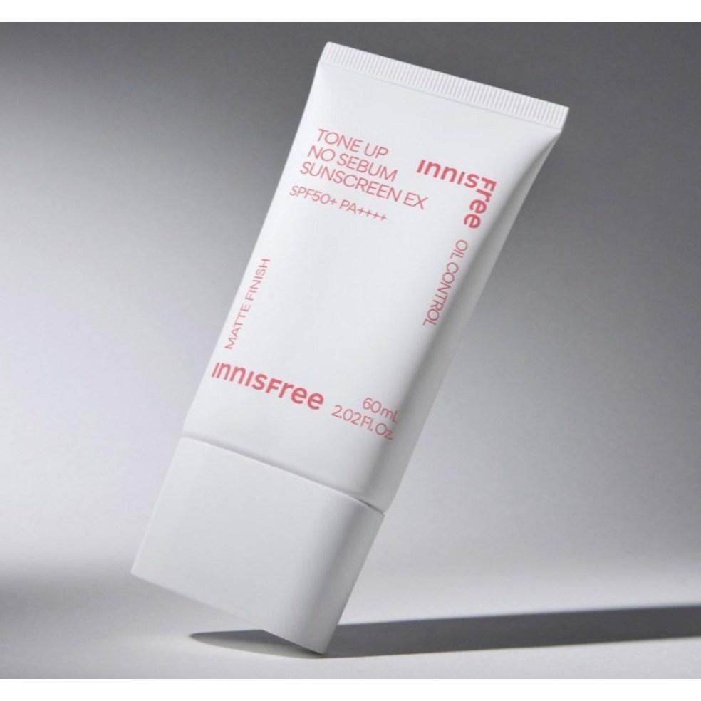 Innisfree Krem przeciwsłoneczny Tone Up No-Sebum EX SPF50+ PA++++ 60ml