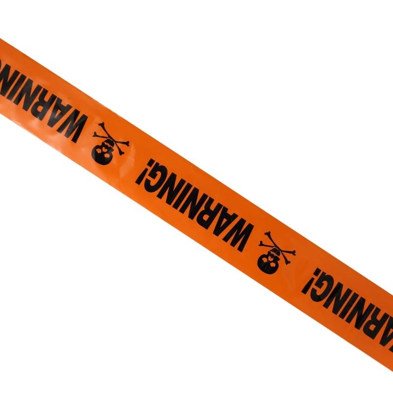 Multipurpose Warning Tape Highly Visible Safety Sign Caution Tape for Halloween Constructions Sites Festival Decors