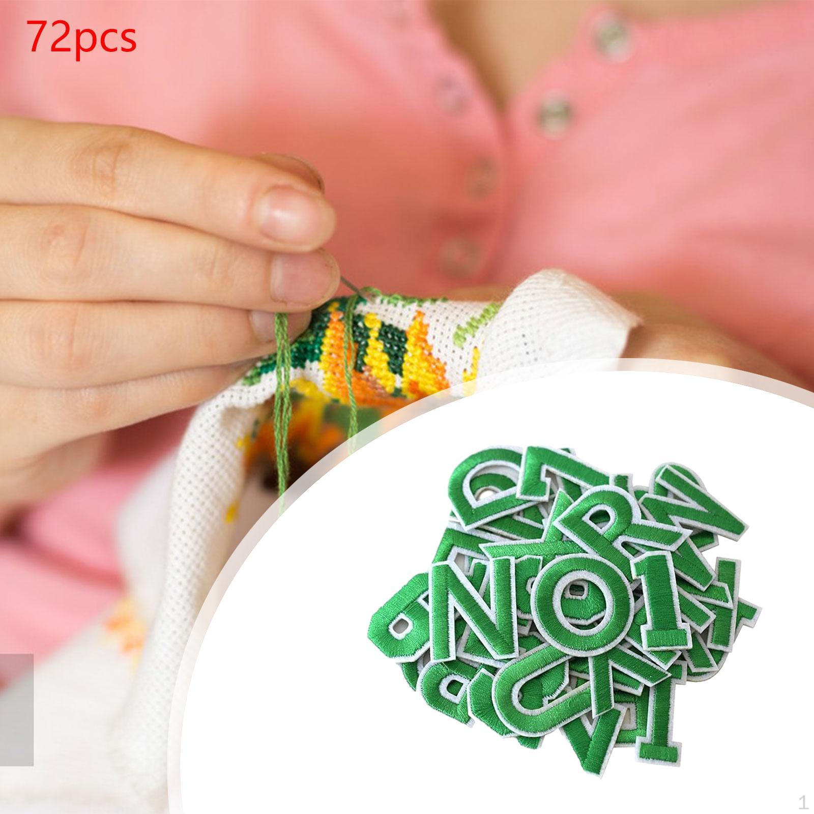 

Аппликации, нашивки с буквами и цифрами, разные, вышитые утюгом для курток